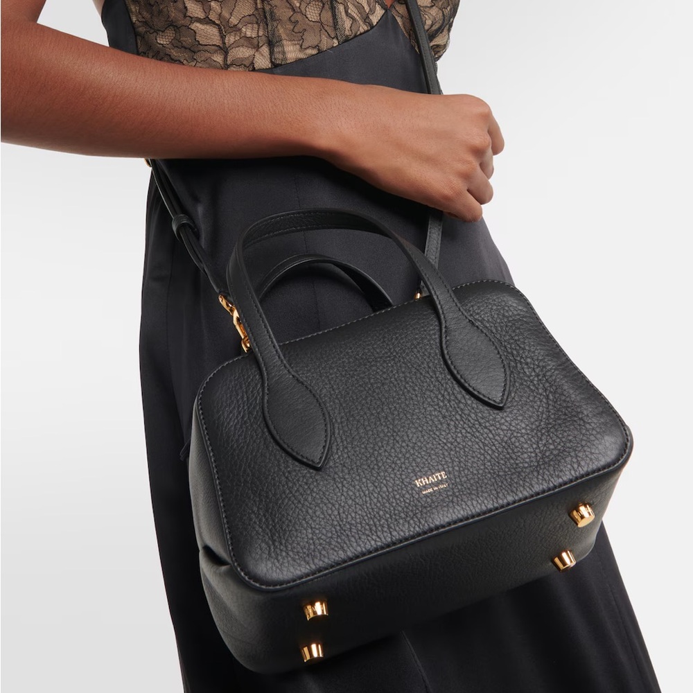 Khaite small Maeve pebbled-leather crossbody bag
